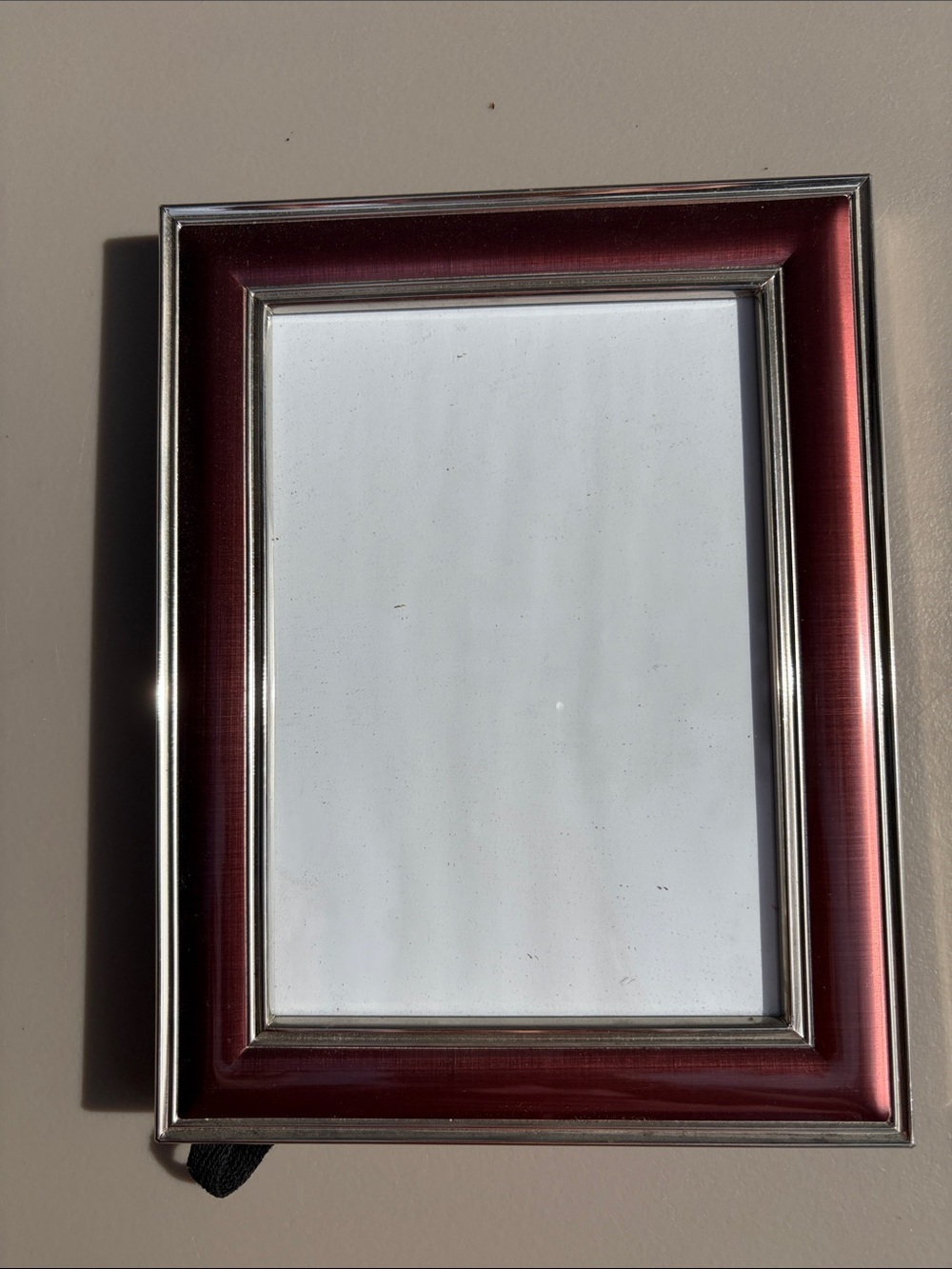 Fetco Burgundy Frame with Silver Trim